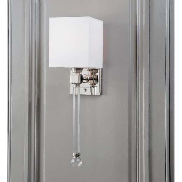 Crystal Tail Sconce (Polished Nickel) Lifestyle 15
